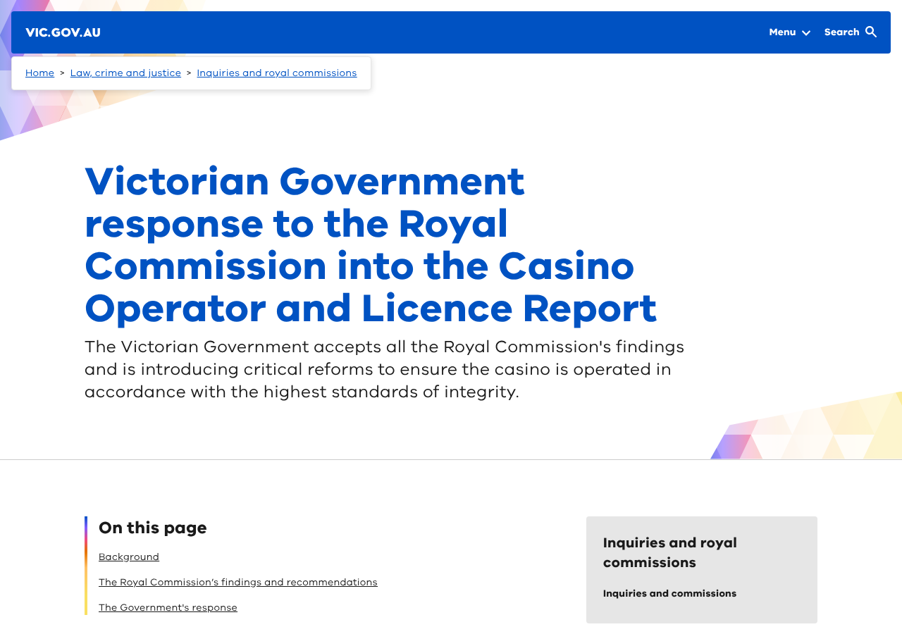 Local capture of the second displayed source record concerning Crown Casino